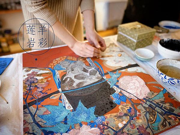 現(xiàn)代巖彩畫(huà)