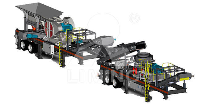輝綠巖移動(dòng)破碎機(jī)的工作原理