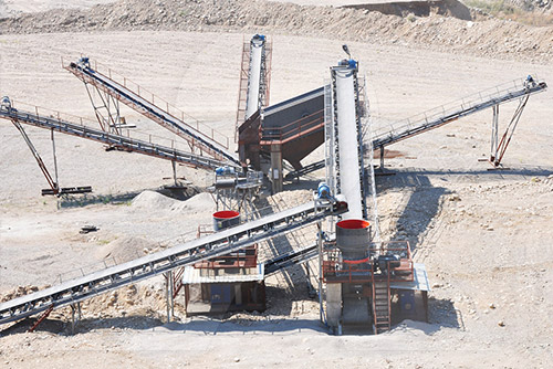 圓錐破碎機生產(chǎn)線現(xiàn)場