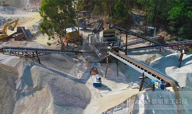 深圳k3移動破碎站生產(chǎn)現(xiàn)場