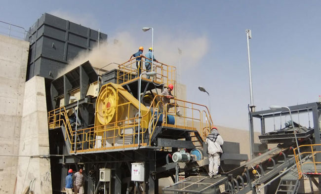 津巴布韋花崗巖破碎生產(chǎn)線