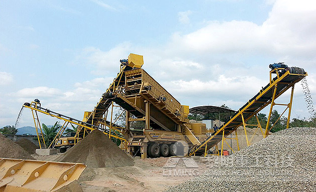 老撾萬象河卵石制砂生產(chǎn)線